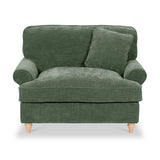 Alfie Snuggle Chair Moss Green from Roseland Furniture