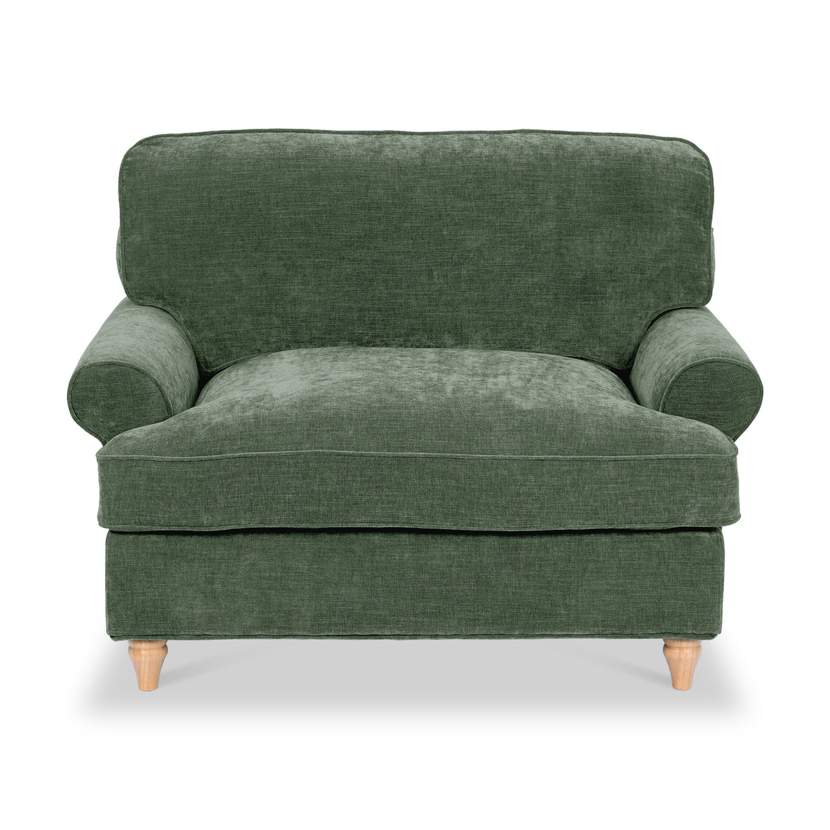 Alfie Snuggle Chair Moss Green from Roseland Furniture