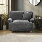 Alfie Snuggle Chair Charcoal from Roseland Furniture