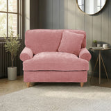 Alfie Snuggle Chair Blush from Roseland Furniture