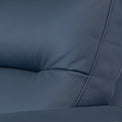 Harlem Blue Leather Electric Reclining 2 Seater Sofa