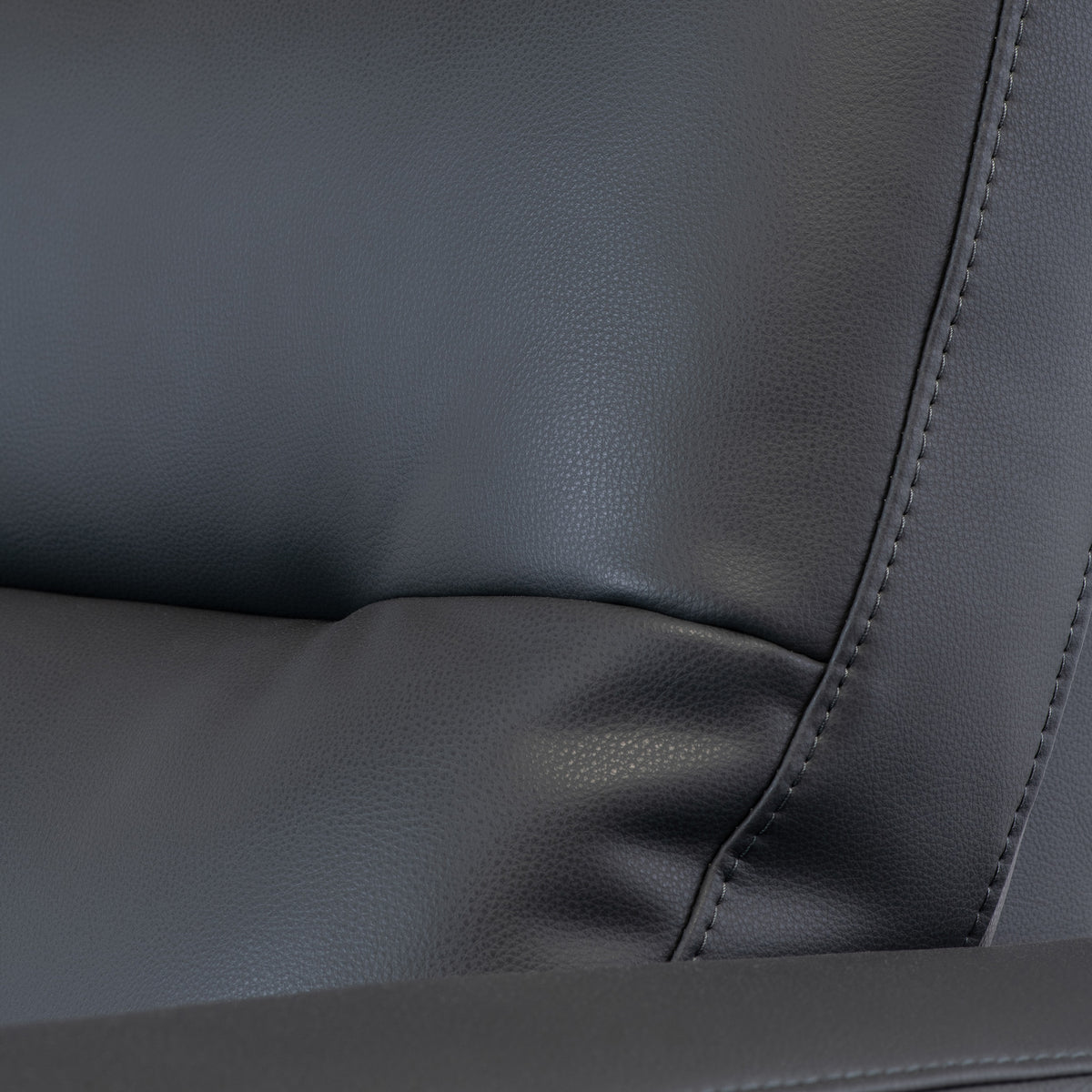 Harlem Charcoal Leather Electric Reclining Armchair from Roseland Furniture