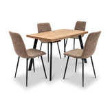 Elmont 120cm Dining Table ChairDims from Roseland Furniture