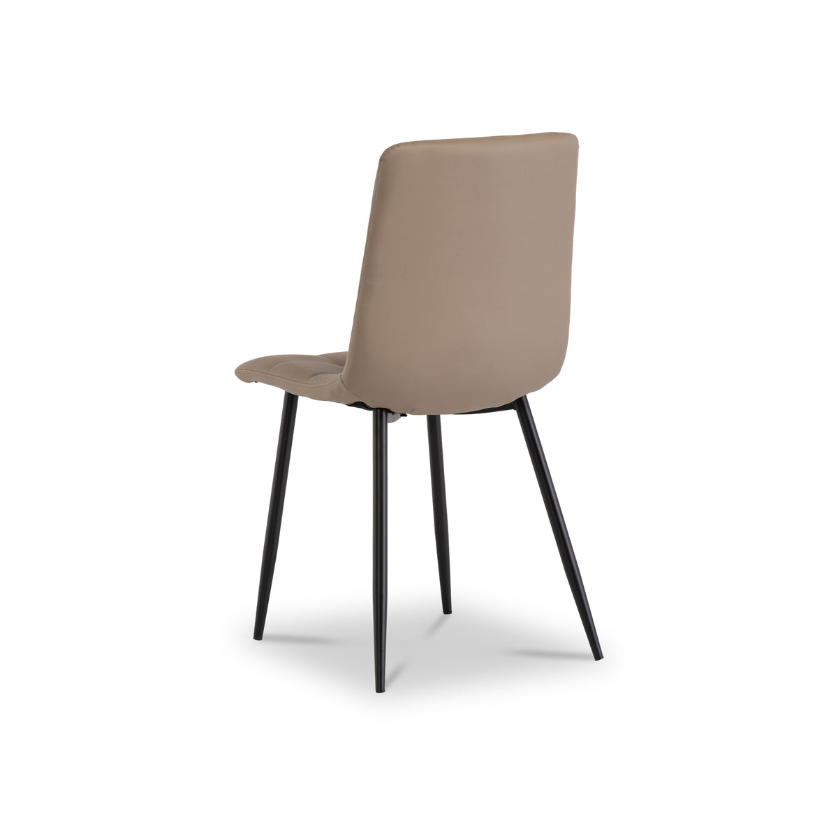 York Taupe Faux Leather Dining Chair by Roseland Furniture