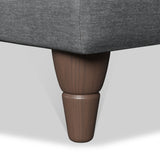 Bampton 2 Seater Sofa Charcoal Beech Feet from Roseland Furniture