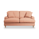 Bampton 2 Seater Sofa Salmon Oak Feet from Roseland Furniture