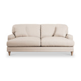 Bampton 3 Seater Sofa Cream Oak Feet from Roseland Furniture