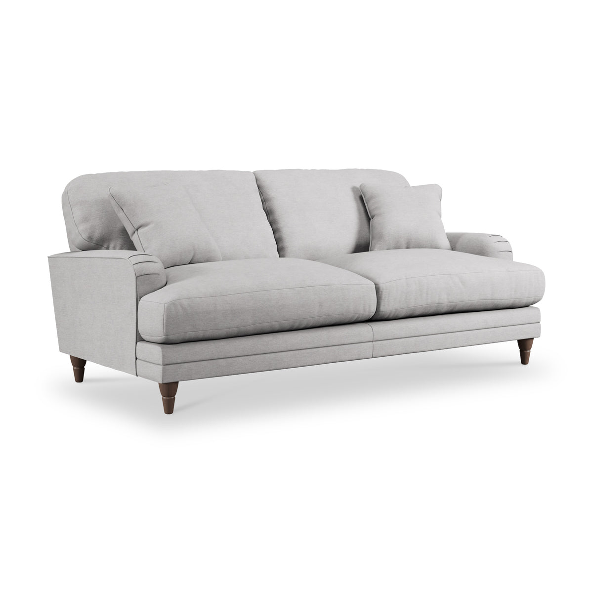 Bampton 3 Seater Sofa Silver from Roseland Furniture