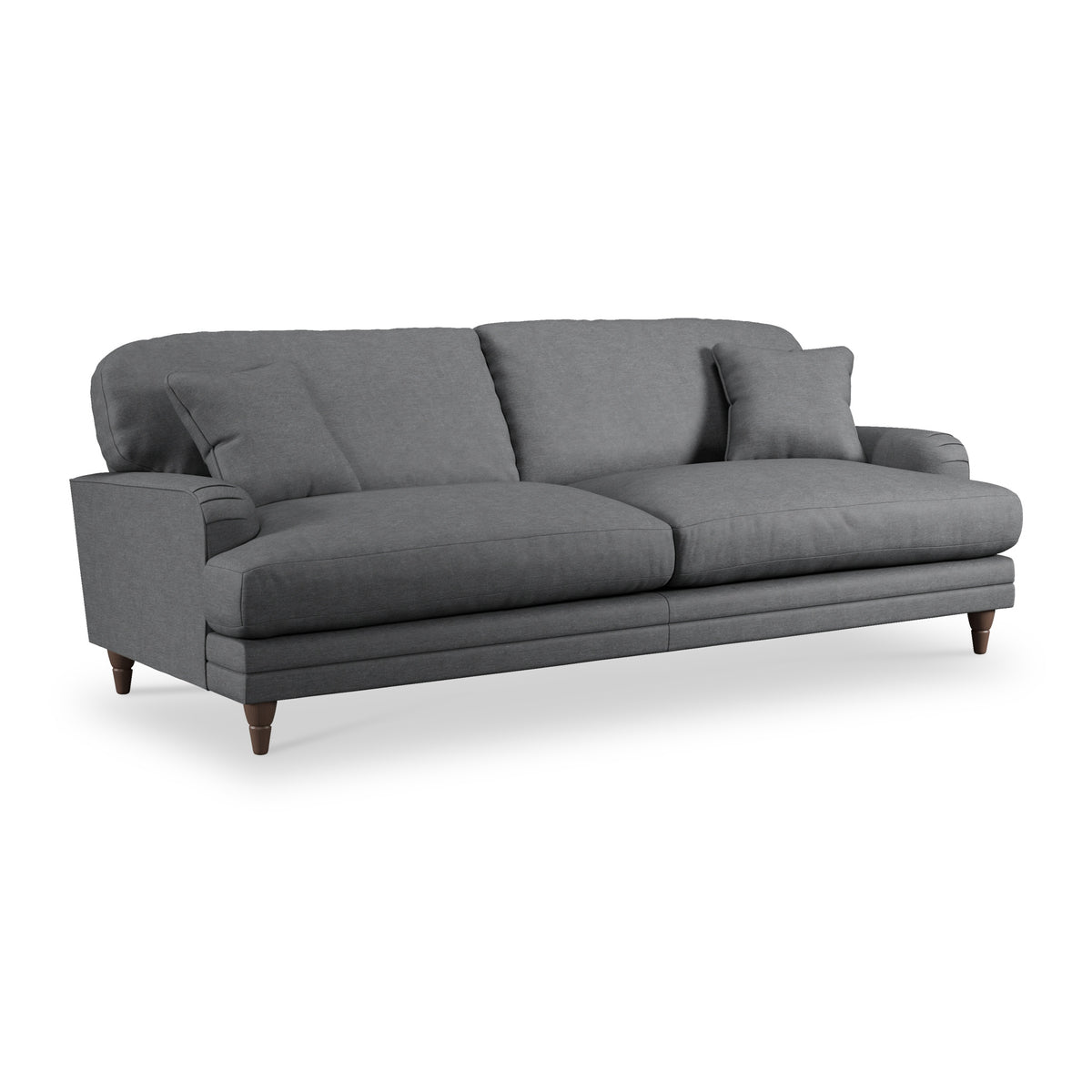 Bampton 4 Seater Sofa Charcoal from Roseland Furniture
