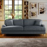 Bampton 4 Seater Sofa Granite Oak Feet from Roseland Furniture