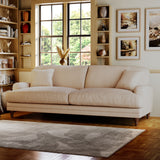 Bampton 4 Seater Sofa Cream from Roseland Furniture