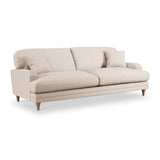 Bampton 4 Seater Sofa Cream Oak Feet from Roseland Furniture