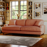 Bampton 4 Seater Sofa Salmon from Roseland Furniture
