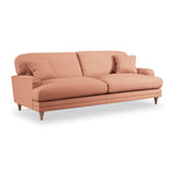 Bampton 4 Seater Sofa Salmon Oak Feet from Roseland Furniture