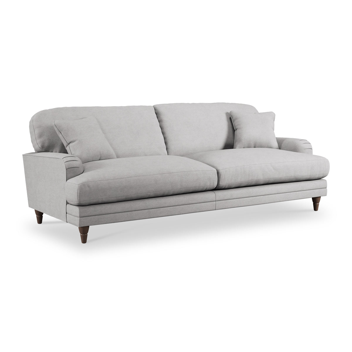 Bampton 4 Seater Sofa Silver from Roseland Furniture