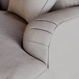 Bampton 4 Seater Sofa Silver from Roseland Furniture