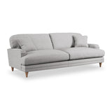 Bampton 4 Seater Sofa Silver Oak Feet from Roseland Furniture