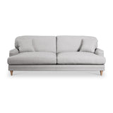Bampton 4 Seater Sofa Silver Oak Feet from Roseland Furniture