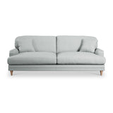 Bampton 4 Seater Sofa Sky Oak Feet from Roseland Furniture