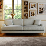 Bampton 4 Seater Sofa Sky Oak Feet from Roseland Furniture