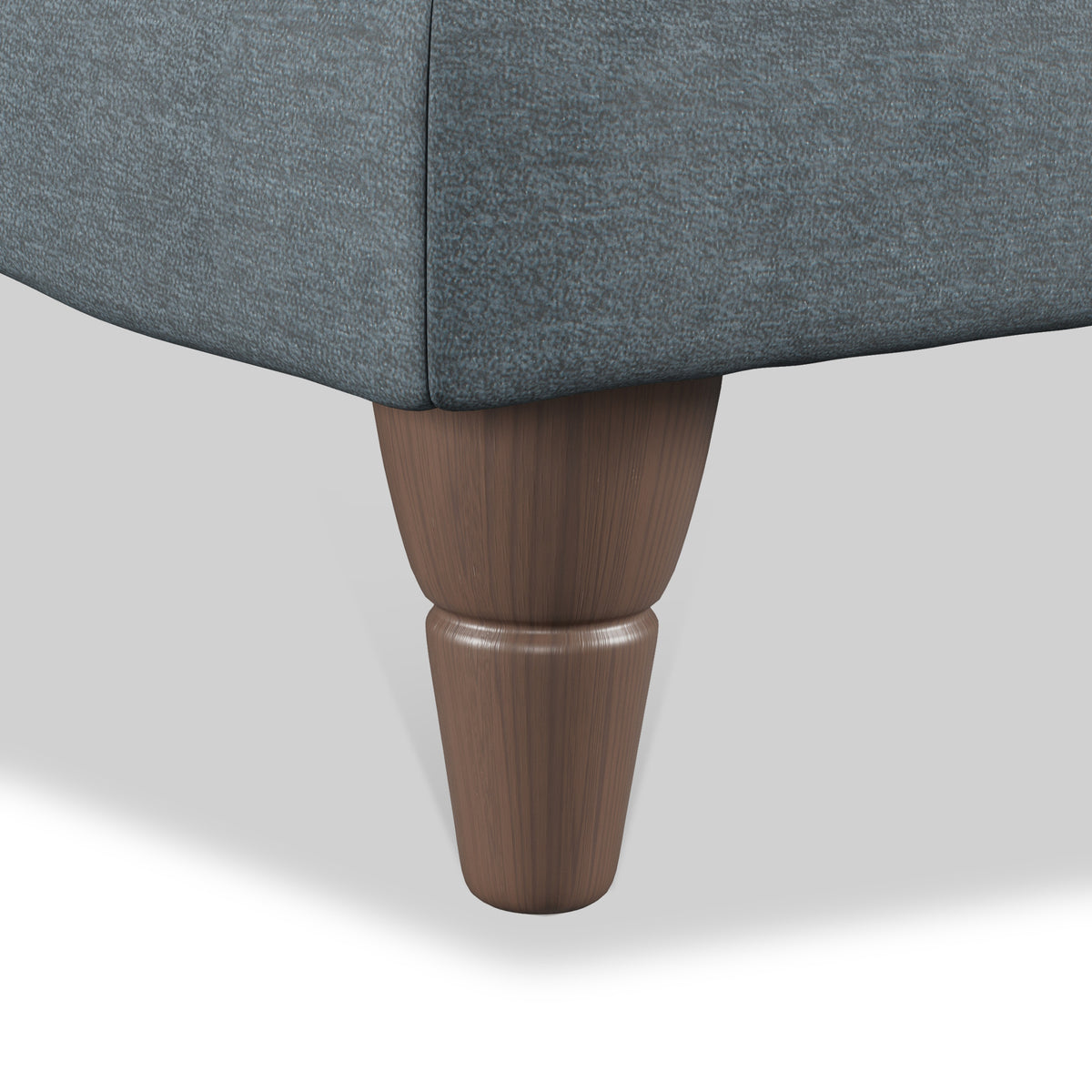 Bampton Banquette Footstool Granite Beech Feet from Roseland Furniture
