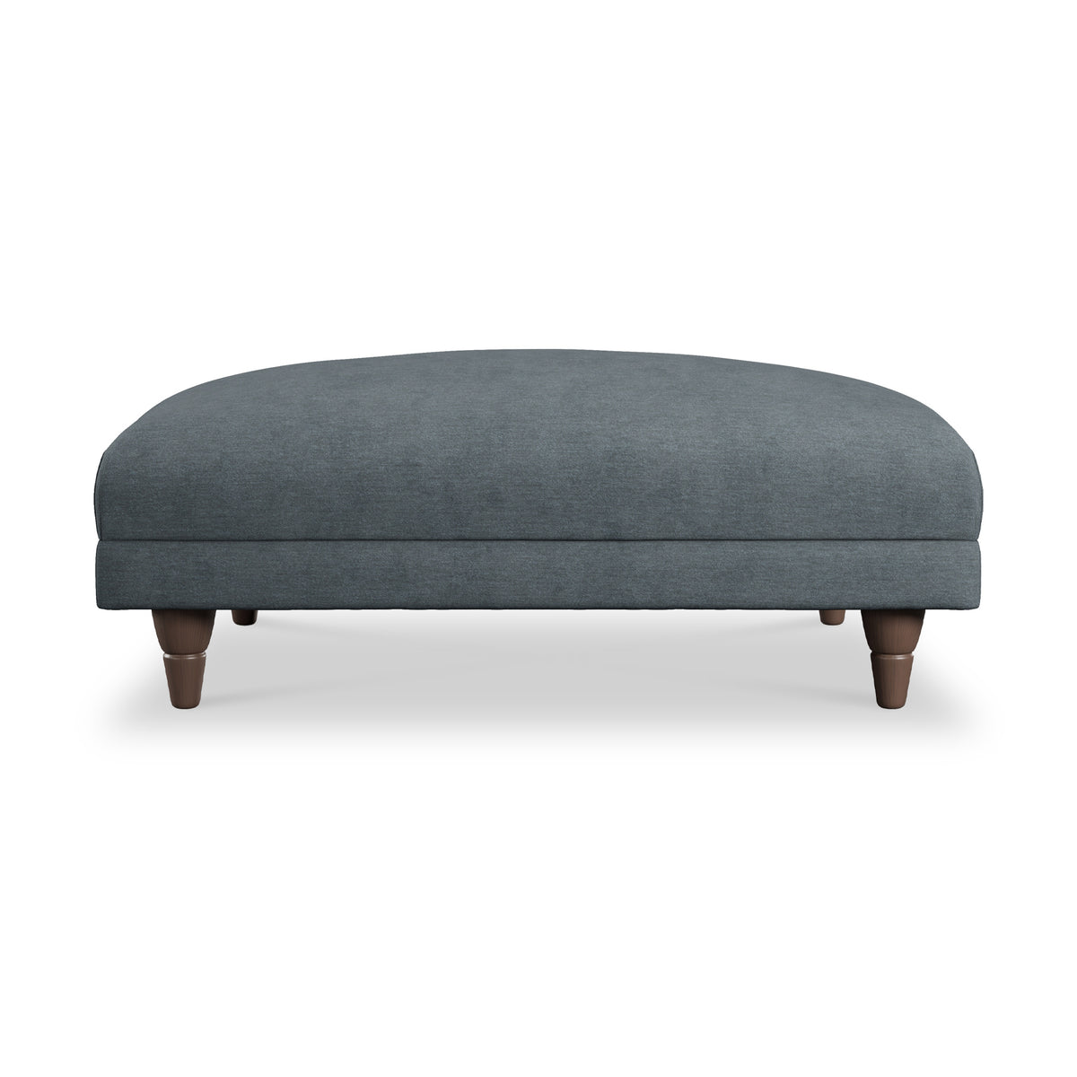 Bampton Banquette Footstool Granite Beech Feet from Roseland Furniture