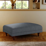 Bampton Banquette Footstool Granite Beech Feet from Roseland Furniture