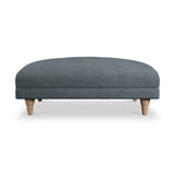 Bampton Banquette Footstool Granite Oak Feet from Roseland Furniture