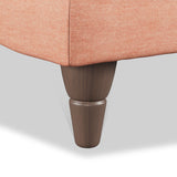 Bampton Banquette Footstool Salmon Beech Feet from Roseland Furniture