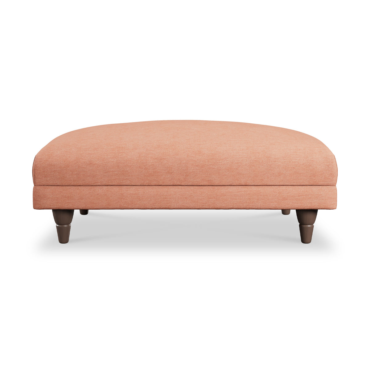 Bampton Banquette Footstool Salmon Beech Feet from Roseland Furniture