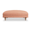 Bampton Banquette Footstool Salmon Oak Feet from Roseland Furniture