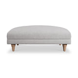 Bampton Banquette Footstool Silver Oak Feet from Roseland Furniture