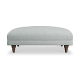 Bampton Banquette Footstool Sky Beech Feet from Roseland Furniture