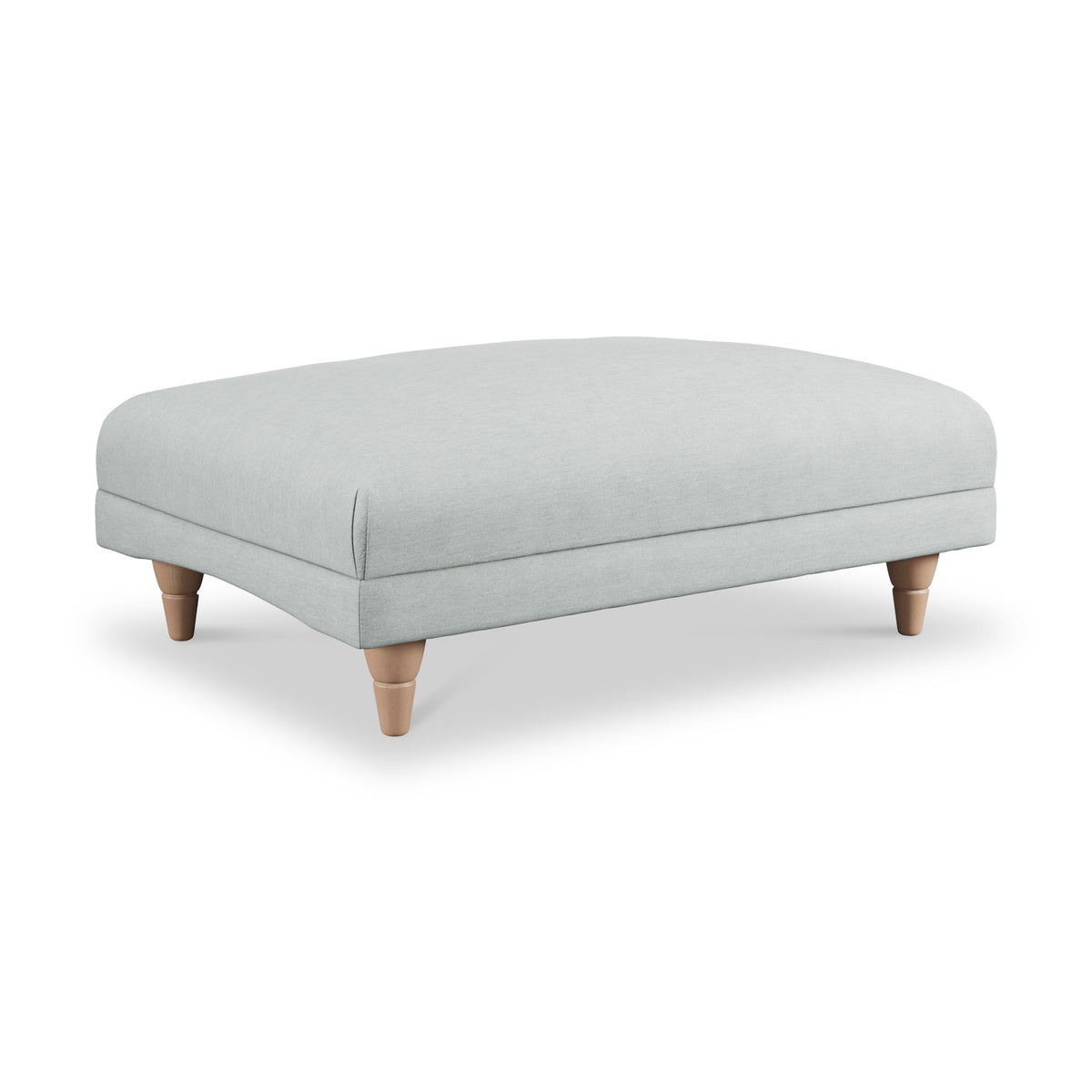 Bampton Banquette Footstool Sky Oak Feet from Roseland Furniture