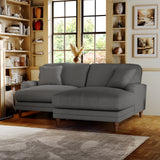 Bampton 3 Seater Chaise Sofa Charcoal from Roseland Furniture