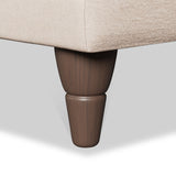 Bampton 3 Seater Chaise Sofa Cream from Roseland Furniture