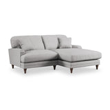 Bampton 3 Seater Chaise Sofa RH Silver Beech Feet from Roseland Furniture