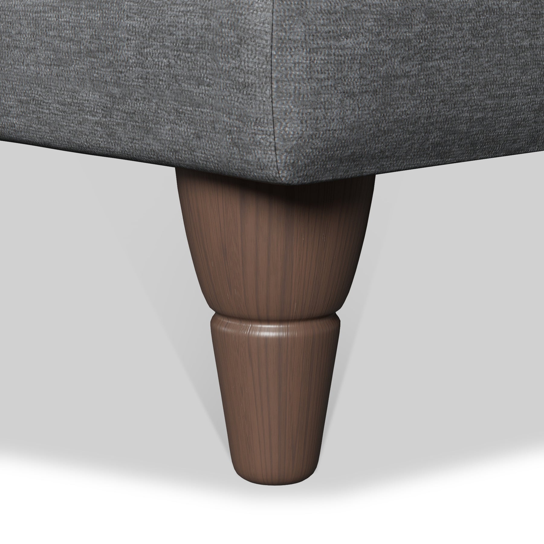 Bampton Snuggle Armchair Charcoal Beech Feet from Roseland Furniture