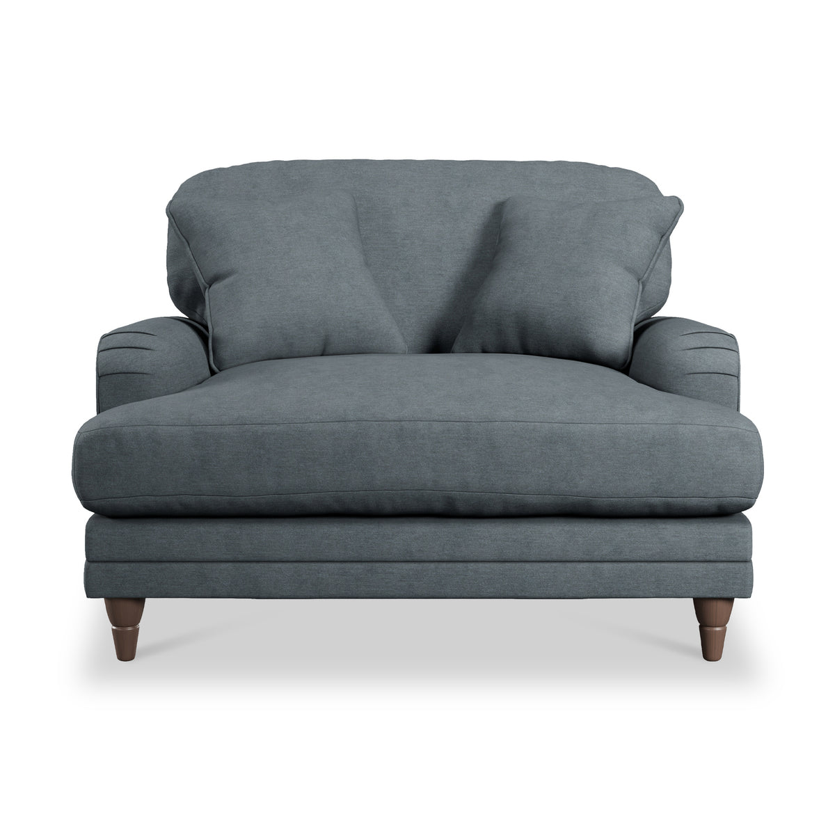 Bampton Snuggle Armchair Granite Beech Feet from Roseland Furniture