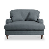Bampton Snuggle Armchair Granite Beech Feet from Roseland Furniture