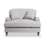 Bampton Snuggle Armchair Silver from Roseland Furniture