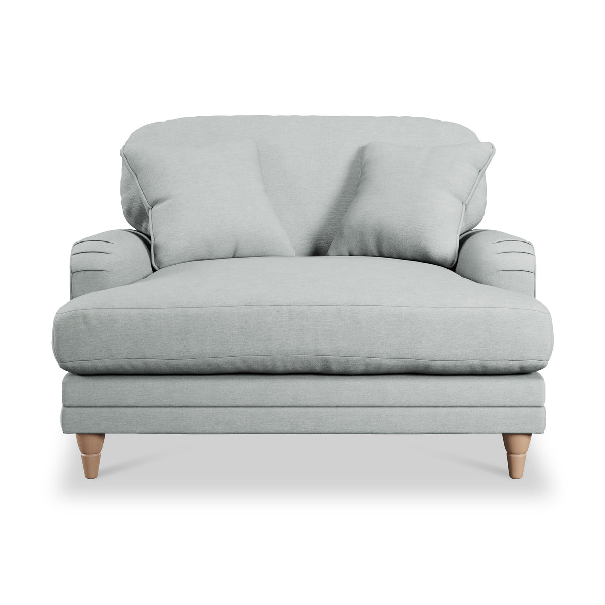 Bampton Snuggle Armchair Sky Oak Feet from Roseland Furniture