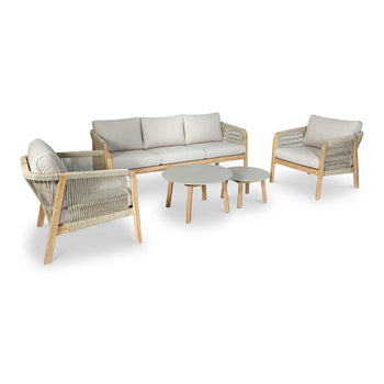 Maze Martinique 3 Seat Sofa with 2 Tables