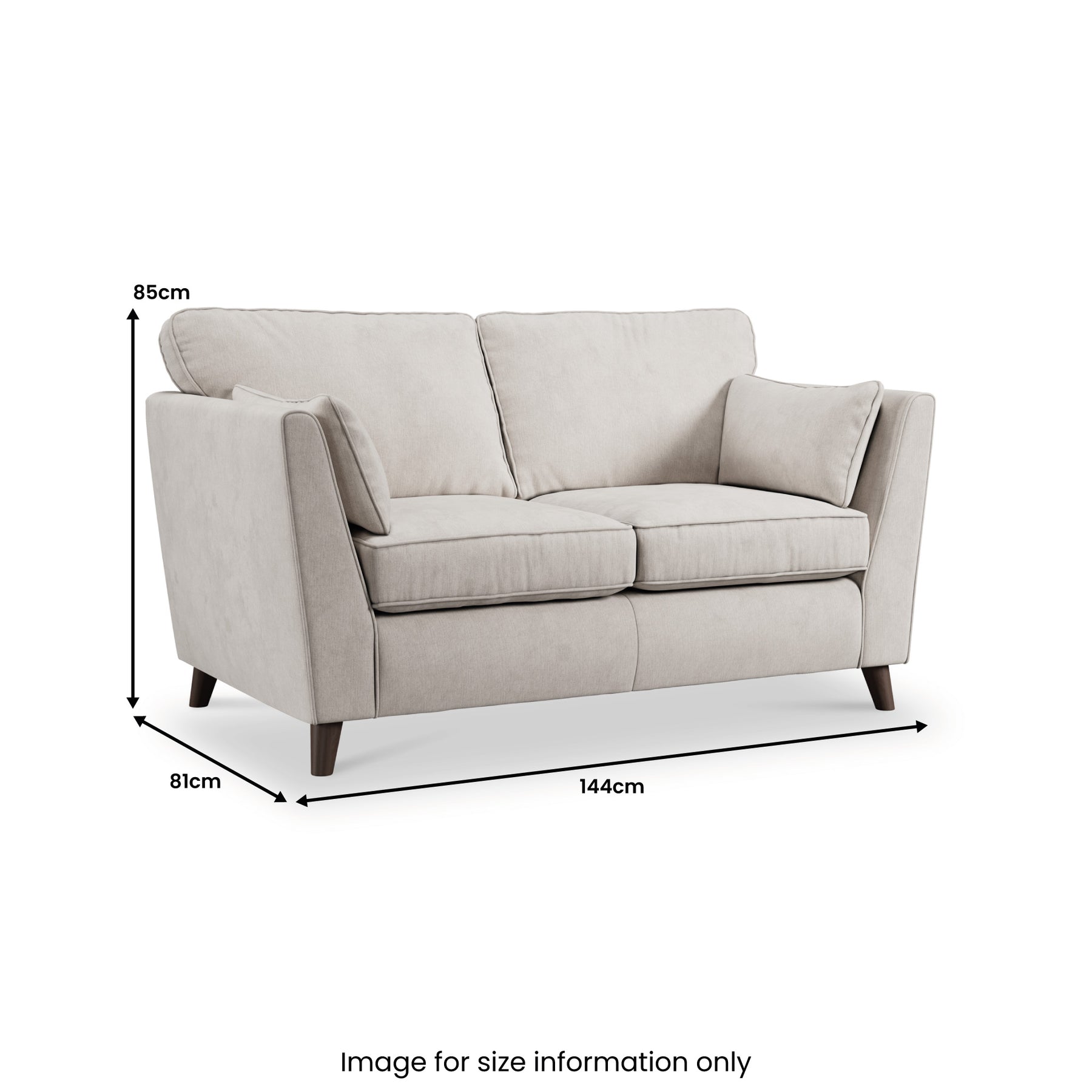 Osten 2 Seater Sofa Stone from Roseland Furniture