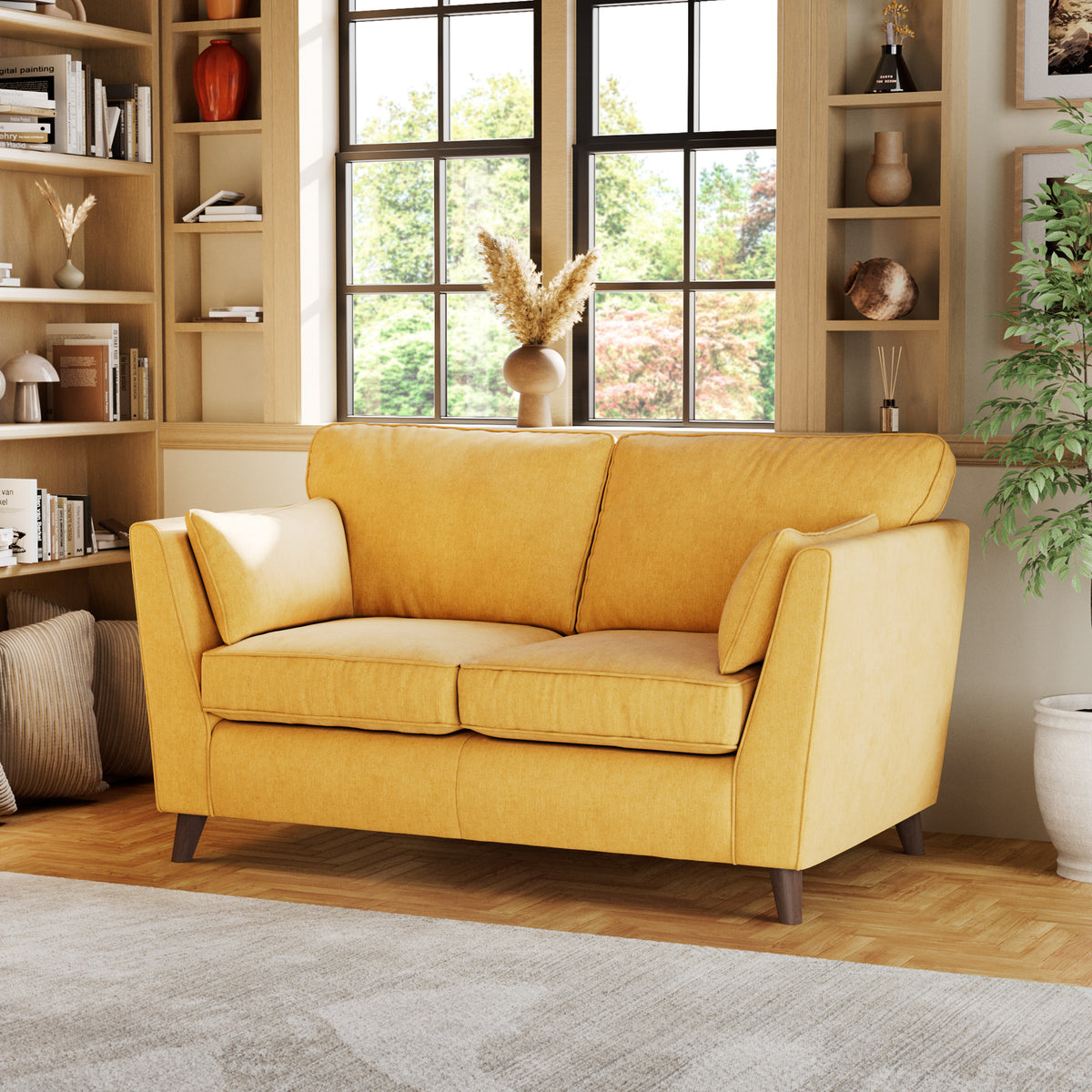 Osten 2 Seater Sofa Lemon from Roseland Furniture