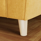Osten 2 Seater Sofa Lemon Oak Feet from Roseland Furniture