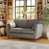 Osten 2 Seater Sofa Pewter Beech Feet from Roseland Furniture