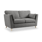 Osten 2 Seater Sofa Pewter Oak Feet from Roseland Furniture