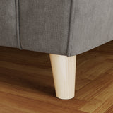 Osten 2 Seater Sofa Pewter Oak Feet from Roseland Furniture