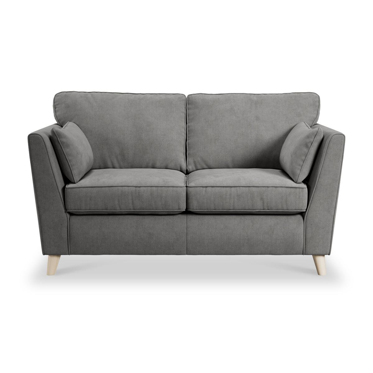 Osten 2 Seater Sofa Pewter Oak Feet from Roseland Furniture